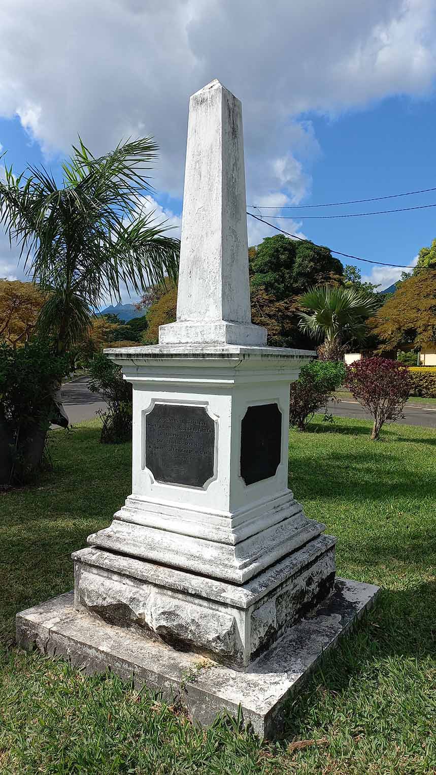 Monument à la mémoire des morts du cyclone de 1892